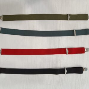 Tirantes eláticos de colores para cuellos delantal